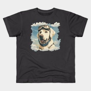 Aviator dog Kids T-Shirt